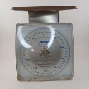 Vintage  Hanson Model 1440 500 Gram Dietetic Scale Country Kitchen Decor